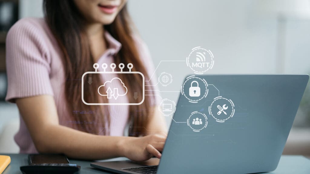 Visuel illustratif — solution IoT Amotus pour produit connecté